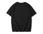 Dos du t-shirt oversize premium noir SportiStyles uni sans imprimé